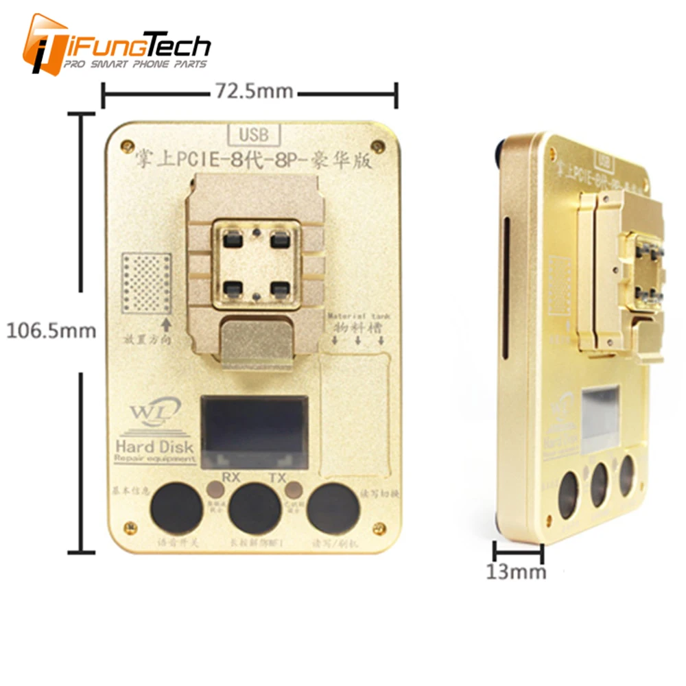  WL PCIE 8 NAND programador herramienta de actualización de memoria NAND Flash IC Chip HDD serie SN 
