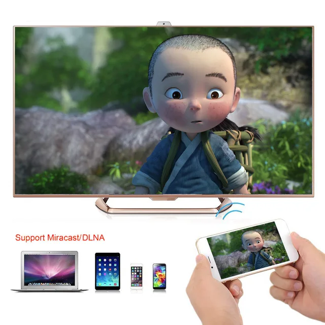 MK809 IV Android 5.1 TV Dongle RK3229 Quad-Core 1G / 8G UHD 4K HD Mini PC Miracast / DLNA H.265 WiFi Smart Media Player