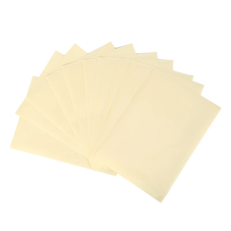 

10 Sheets PET Transparent Film Sheet Self Adhesive Sticker Paper Clear A4 Vinyl Film Label Sticker for Laser Printer