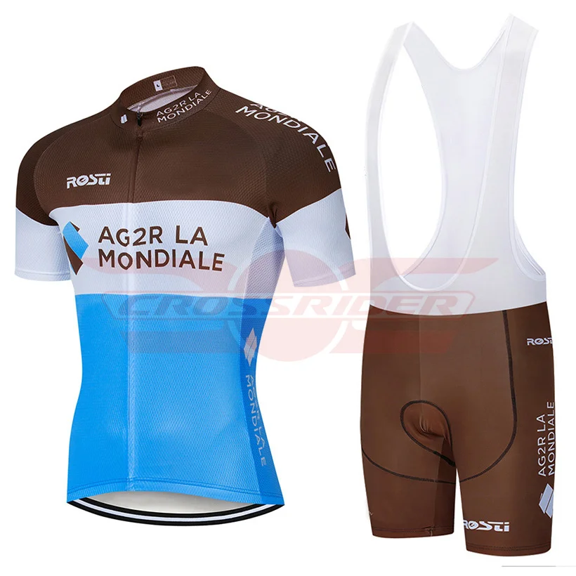 2019 برو فريق AG2R الدراجات جيرسي 9D مريلة مجموعة MTB موحدة دراجة الملابس دراجة ارتداء الملابس رجل قصيرة مايوه في Culotte 2019 برو فريق AG2R الدراجات جيرسي 9D مريلة مجموعة MTB موحدة دراجة الملابس دراجة ارتداء الملابس رجل قصيرة مايوه في Culotte