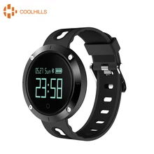 Coolhills DM58 умный Браслет Приборы для измерения артериального давления Мониторы сердечного ритма Tracer IP68 Водонепроницаемый Спорт трекер Smart запястье