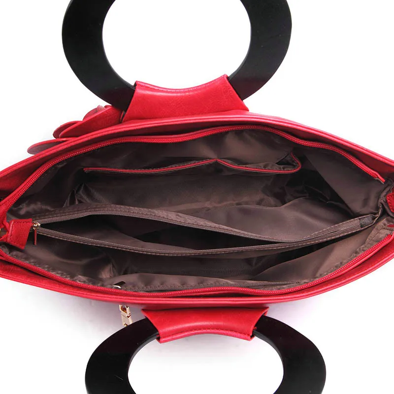QIAOBAO Новая модная женская сумка с цветочным принтом, сумка через плечо, Женская милая сумка на плечо