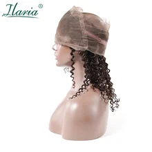 ILARIA волосы бразильские кудрявые человеческие волосы 360 Кружева Фронтальная Закрытие глубокая волна с детскими волосами вокруг предварительно сорванных натуральных волос
