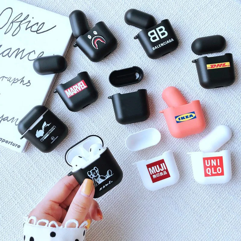 Case For Airpods 2 Case Silicone Soft Cartoon Earphone