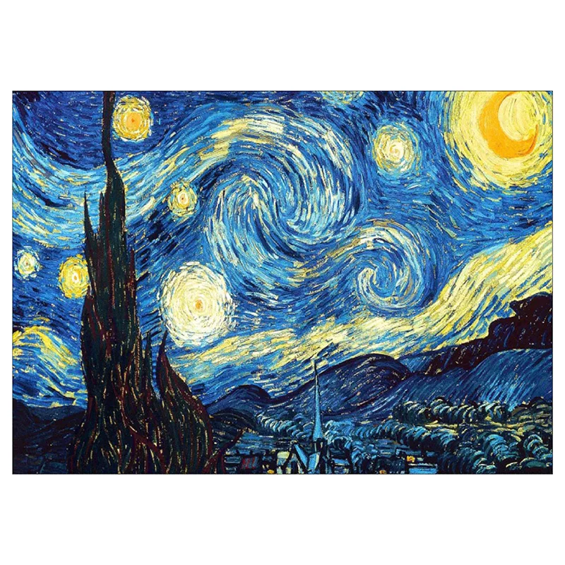 

Full Drill DIY 5D Diamond Painting Embroidery Van Gogh Starry Night Cross Craft