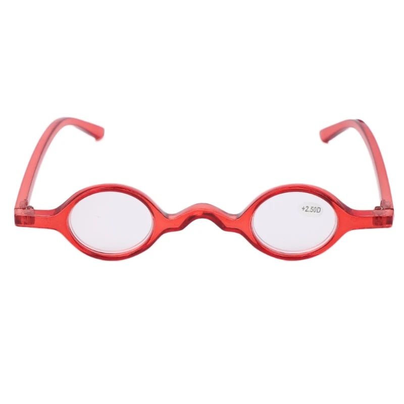 Винтажные маленькие круглые очки для чтения в овальной оправе, очки для пресбиопии+ 1,5~+ 3,5 - Цвет оправы: Красный