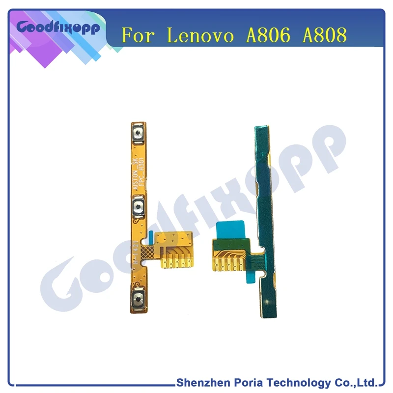 LEN049 Original 100% tested For Lenovo A806 A808 Power on off Volume Button Up Down Key Flex Cable Ribbon Replacement Parts free shipping(2)