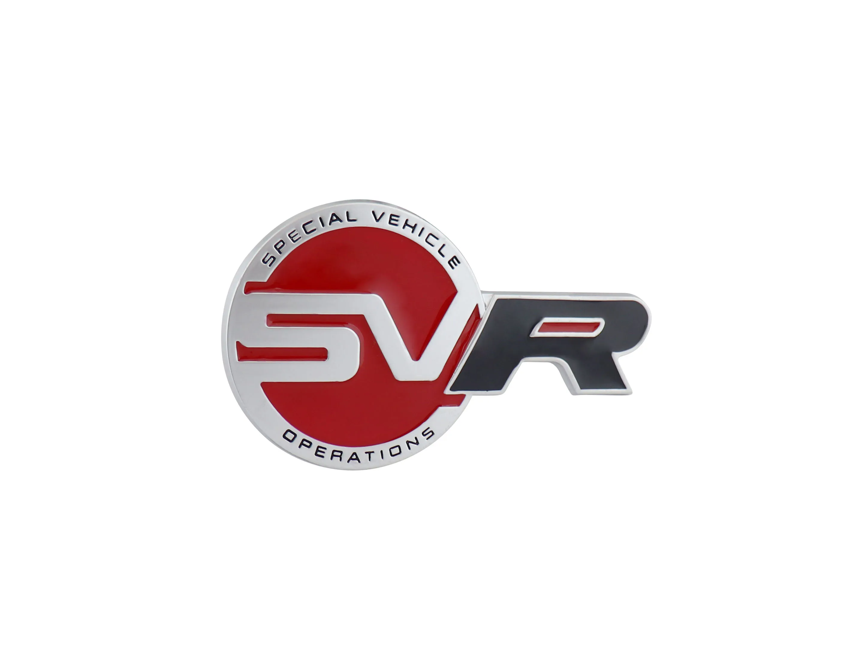 Красный черный SVR SV для Range Rover Sport крыло багажник эмблема значок Стикеры|Наклейки