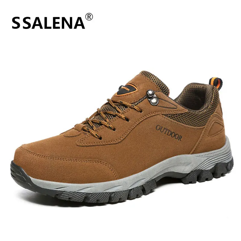 

Men Anti-Slippery Hiking Shoes Male Breathable Soft Sole Sneakers Men Comfortable Trekking Climbing Shoes EU39-40 AA51840