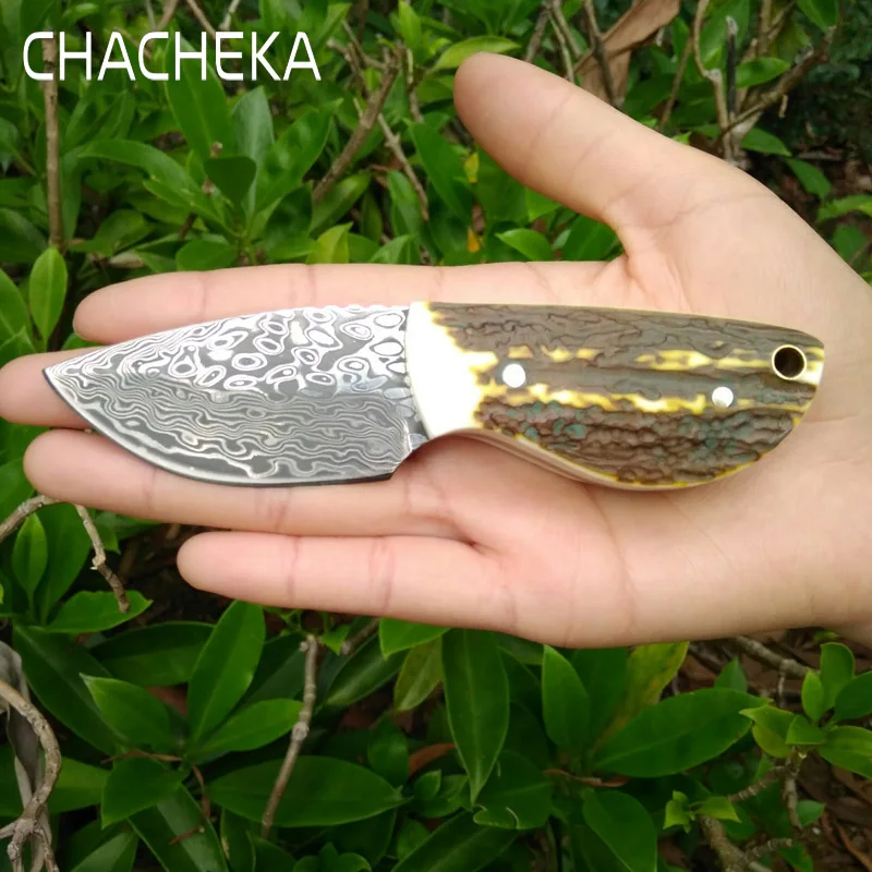 

CHACHEKA Damascus Knives Classic Collection Pocket Knife Outdoor Adventure Hunting Camping Survival Tools EDC Kitchen Supplies