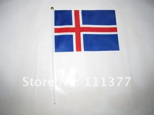 Европейские национальные флаги Андорра Австрия Исландская Ирландия македонистские флаги 14*21 см полиэфирные пластиковые шесты
