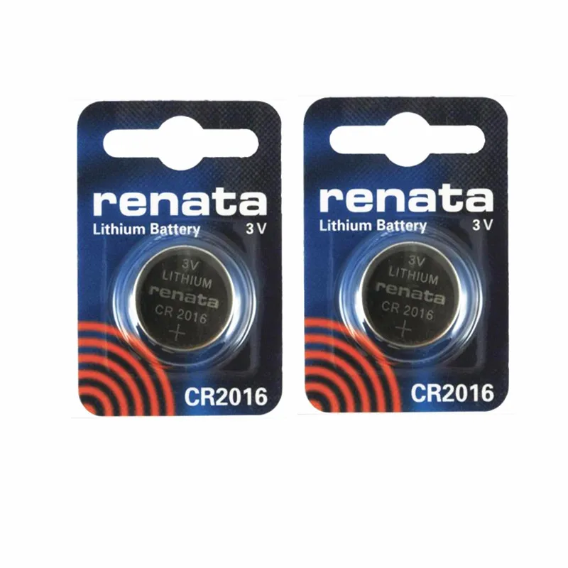 

2PCS Original Swiss 2016 renata button battery CR2016 watches 3 v battery.Remote control toy car battery free shipping