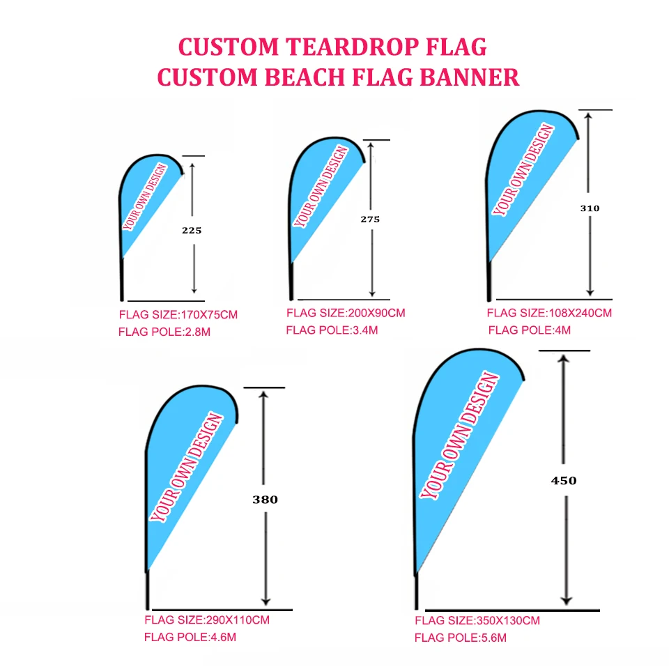 

Wholesales Custom Single Side Beach Flag,Teardrop Flag,Feather Flag Printing(Dye Sublimation Printing)