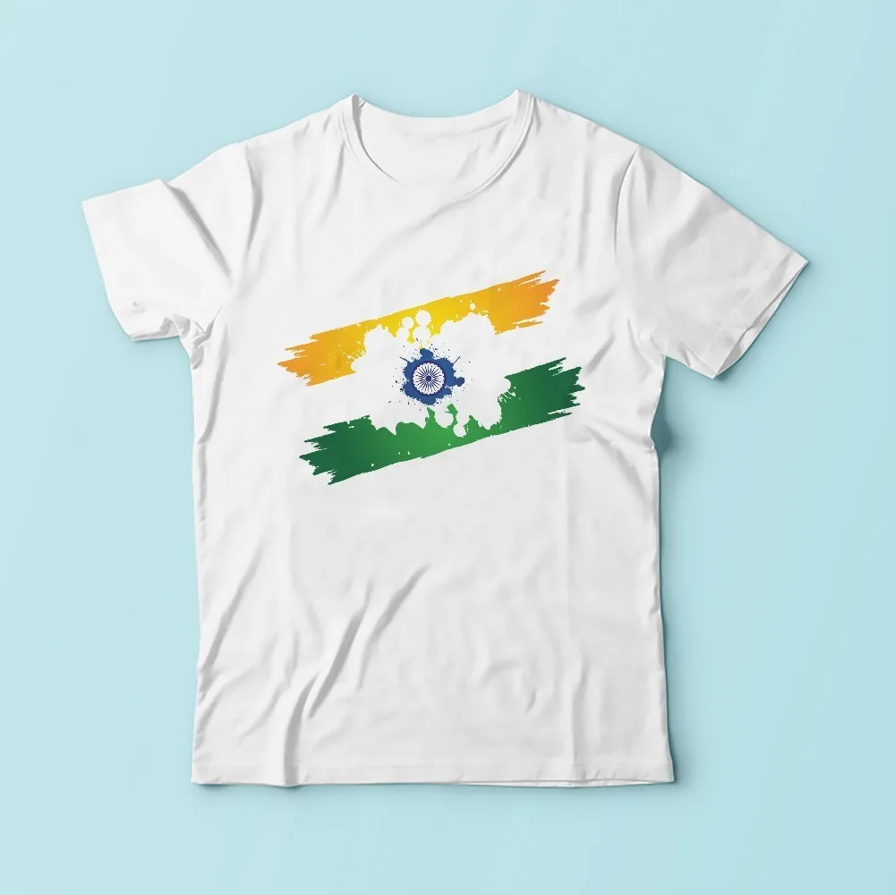 indian flag print t shirt