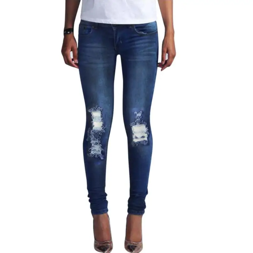 

CHAMSGEND Womens Sexy Skinny Jeans Stretch Pencil Trousers Slim Long Pants Drop Shipping 4J31*