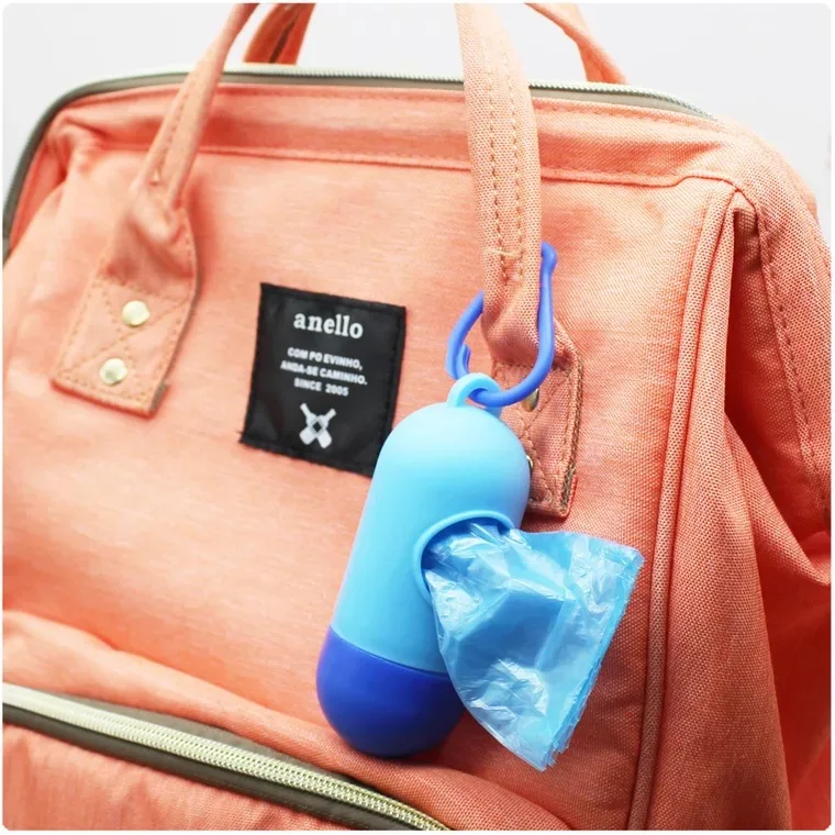 

Portable Plastic Diaper Bag Box Disposable Baby Garbage Bag Case Removable Box Nappy Bag Organizer for Mommy and Baby