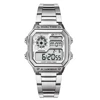Stryve-Reloj de moda cuadrada Digital para hombre, Led, deportivo, resistente al agua, de acero inoxidable, 2022 ► Foto 1/6
