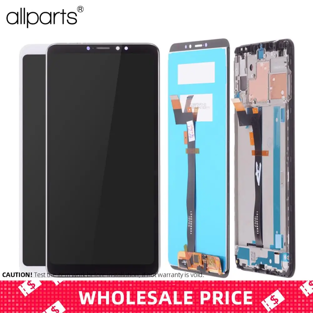 

6.9" Original LCD For XIAOMI Mi Max 3 LCD Screen Digitizer For Xiaomi Max 3 Display Assembly For MI MAX 3 LCD Black White Parts