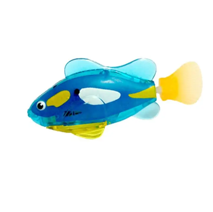 Новинка! Забавные Плавание электронный рыба активированный Батарея приведенный в действие ванна игрушечная рыба, робот для домашних животных для рыбалки бак украшения домашних животных рыб - Цвет: 24
