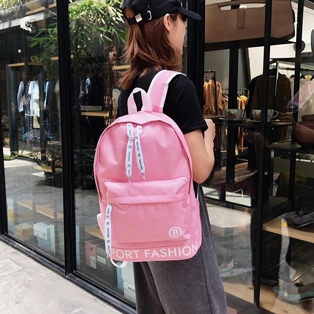 Aelicy Women Canvas Backpacks Ladies Shoulder School Bag Backpack For Girls Travel Fashion Bag Bolsas Mochilas Sac A Dos