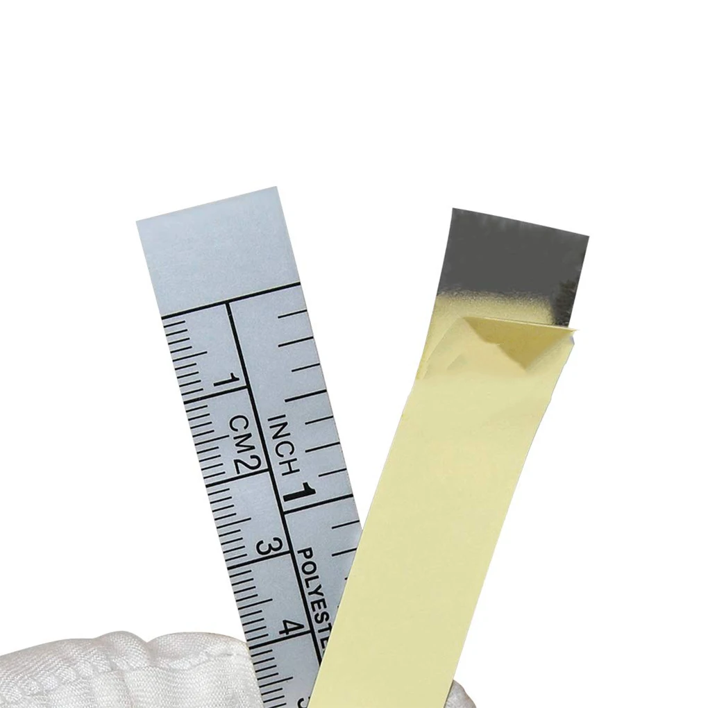 Новейшая 5 шт. самоклеящаяся измерительная лента Метрическая дюймовая измерительная лента швейная машина наклейка инструмент бумажная линейка