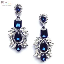 Новое поступление года заявление большой кристалл shourouk шпильки Серьги для женщин Нарядная, для девочек серьги заводская цена серьги