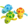 Vente unique mignon dessin animé Animal tortue classique bébé eau jouet infantile nager tortue retroussé chaîne horloge enfants plage bain jouets ► Photo 1/6