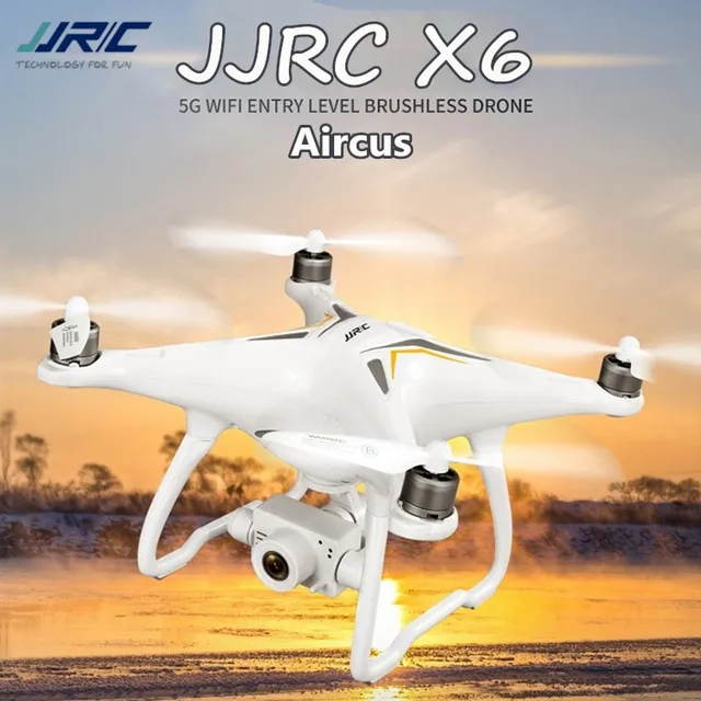 $US $259.99 Professional JJRC X6 RC Quadcopter Brushless Motor GPS 5G WiFi Fpv 1080P HD Camera Selfie Remote Co
