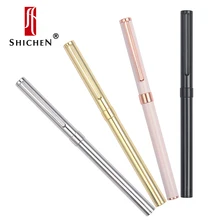 Shichen A023 да роскошный тяжелый тонкий металлический Подарочный РОЛИК ручка 0,7 мм nib. Авторучка для школы и офиса