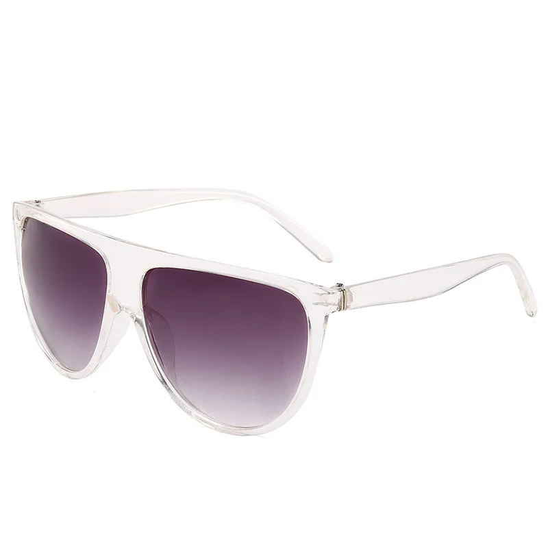 ZXWLYXGX классические солнцезащитные очки с большой оправой, женские/мужские брендовые дизайнерские модели, уличные солнцезащитные очки, модные популярные женские солнцезащитные очки UV400 - Цвет линз: C5