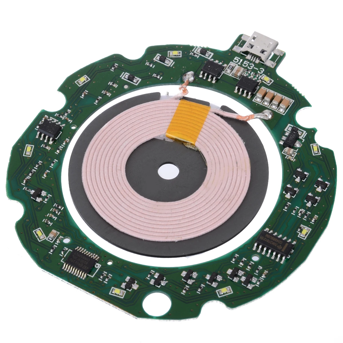 High Quality Standard 10W Qi Fast Wireless Charger Module Transmitter PCBA Circuit Board + Coil DIY Charging