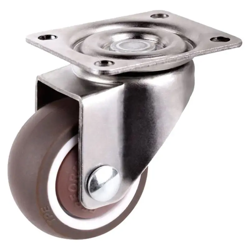 

Mini casters, 1 inch/25 mm diameter, ultra-quiet wheel for bookcase drawers