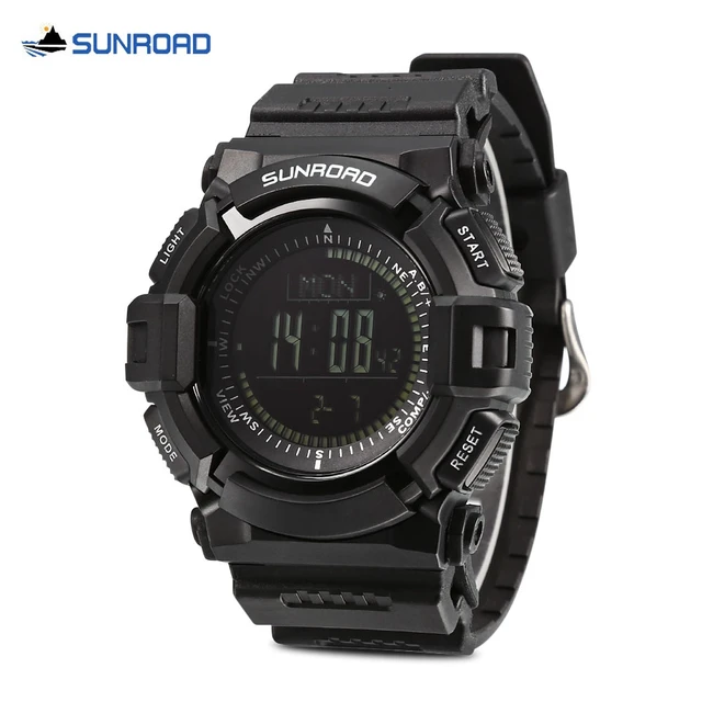 SUNROAD FR823B Men Multifunctional Outdoor Sports Electronic Wrist Watch 1