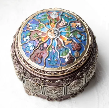 

New Personality Luminous Castle In The Sky Music Box Room Decoration Crafts Girl Valentine's Day Birthday Wedding Gifts LFB449