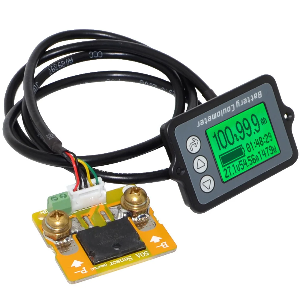 Batterie Coulometer Kapazität Wireless Voltage Current Meter Voltmeter 30A-300A
