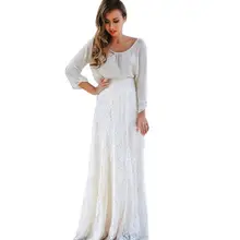 Женский модный кружевной длиной до щиколотки Soild натуральный двухслойный гофрированый вечерние пляжные юбки с эластичной талией 30 Apr 2