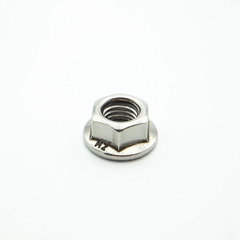 

20PCS M3 M4 M5 M6 M8 M10 304 Stainless Steel Metric Thread Flanged Hex Nut Flange Fastener