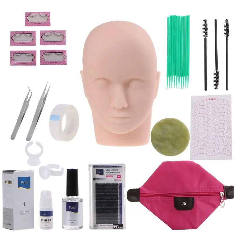 

14pcs Grafting Eyelash Extension Set False Lashes Tool Glue Tool Practice Kits Tool Hot