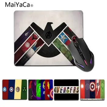 

MaiYaCa My Favorite Avengers Logo Rubber Mouse Durable Desktop Mousepad Size 25x29cm 18x22cm Rubber Mousemats