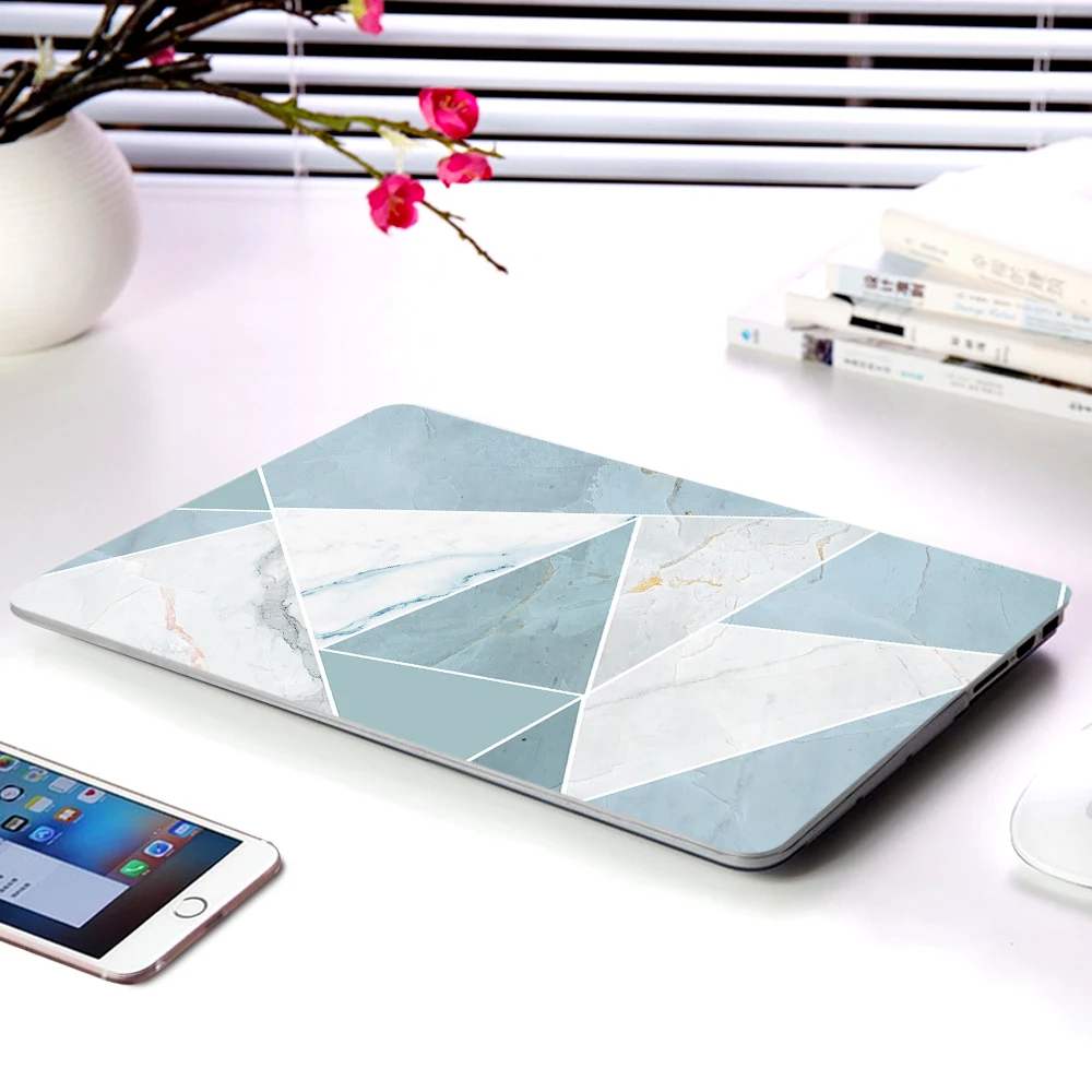 Marble Pattern Protective Cover Case Shell for Apple Mac MacBook Air 11 13 Pro 12 13 15 Touch Bar Fashion Bag Sleeve