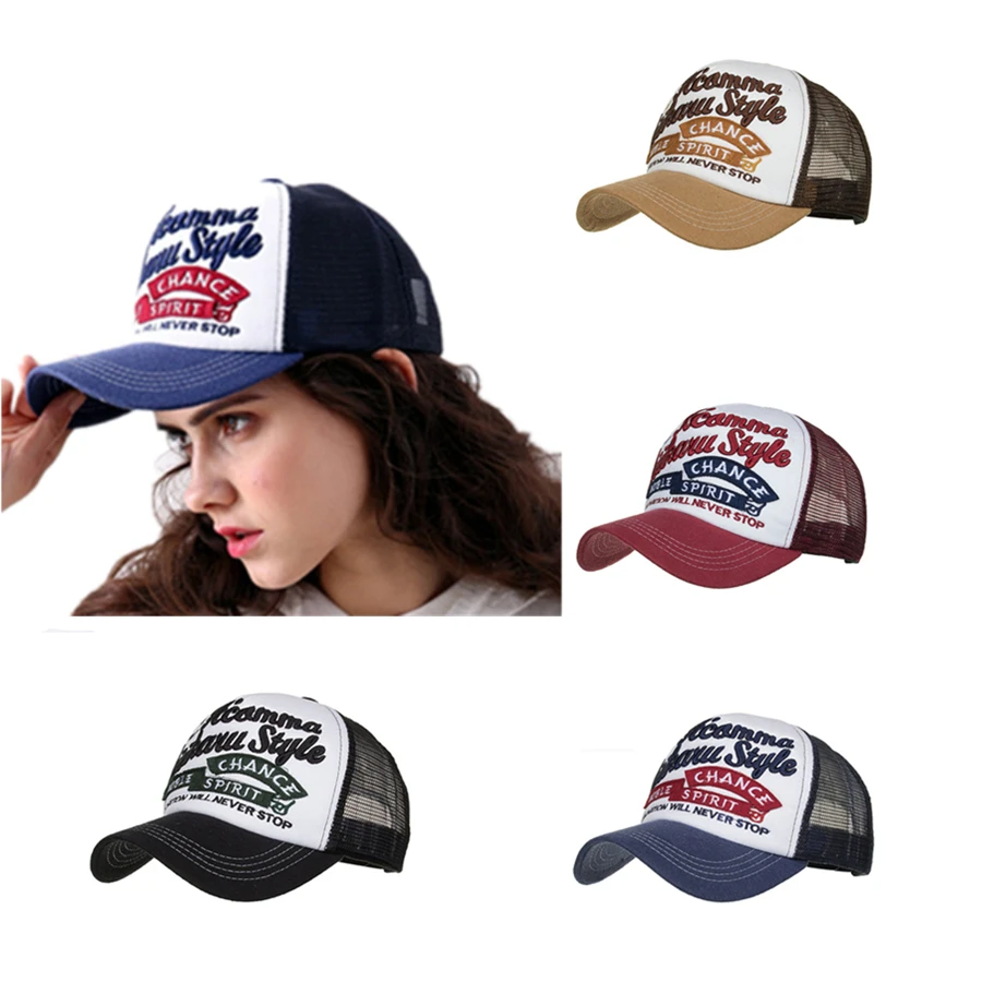 Открытый сетки бейсбольная Кепка унисекс Стиль Письмо Snapback кепки s шапки для мужчин Классический Защита от солнца Козырьки Шляпы солнцезащитный крем