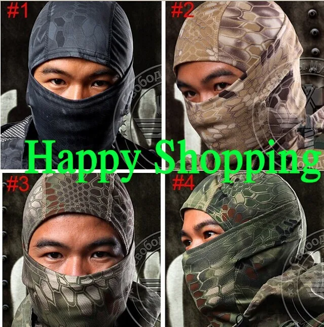 

Chiefs Rattlesnake Tactical Airsoft Hunting Wargame Breathing Dustproof Face Balaclava Mask Motorcycle Skiing Cycling Full Hood