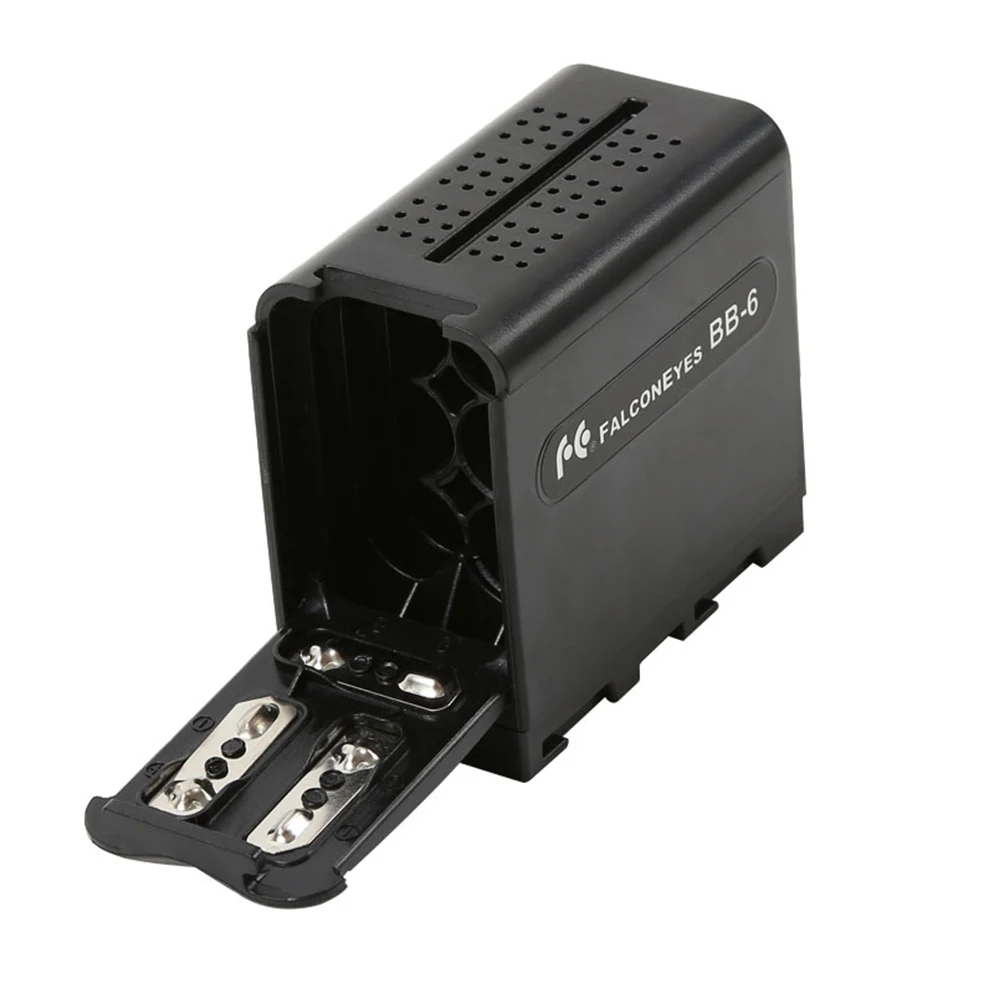 Корпус аккумулятора Power As NP F970 FALCON EYES BB 6 BB6 коробка для батарей AA светодиодная