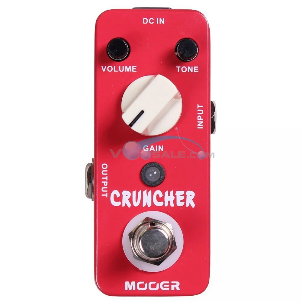 Mooer Cruncher Deluxe British Crunch Distortion High Gain Guitar Effect