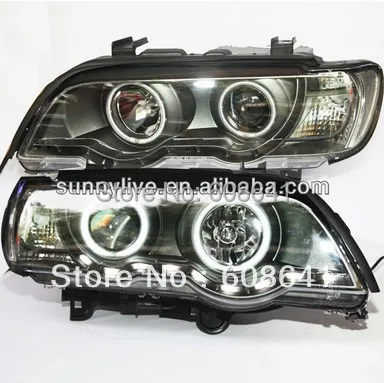 Налобный фонарь E53 X5 CCFL ангельские глазки для BMW 1999 2003 года LF|ccfl angel eyes|angel eyese53 x5 |