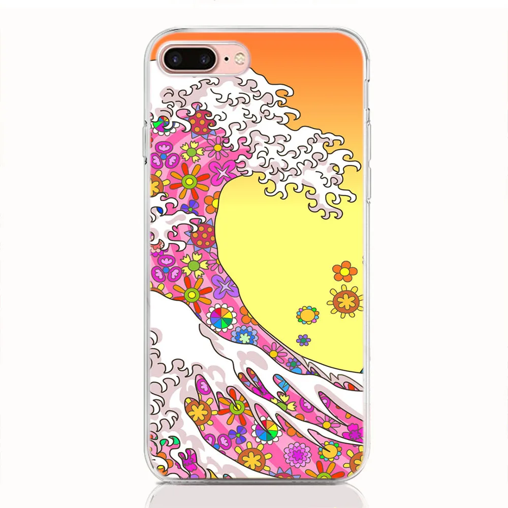 A17  7 Plus Cartoon Wave Art Japanese