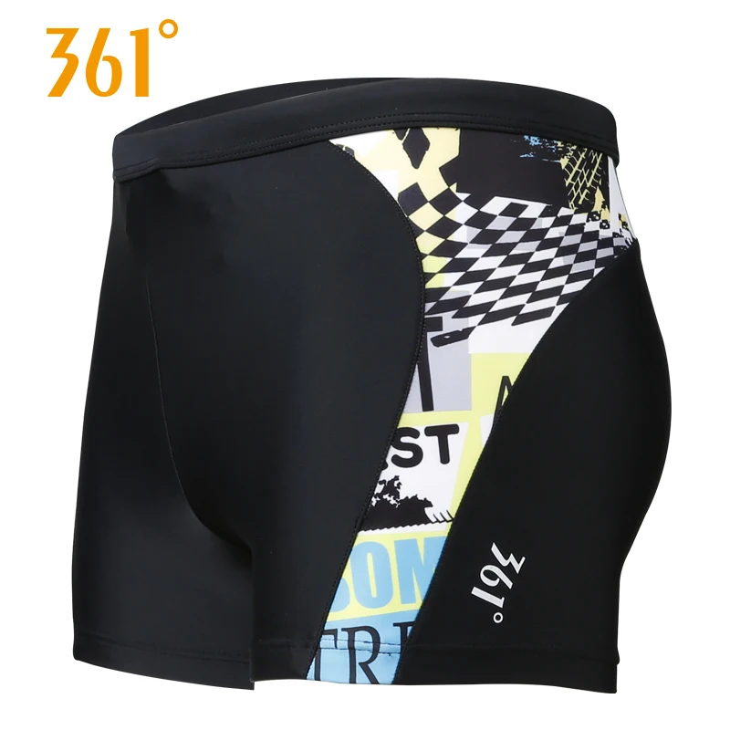 

361 Men's Swim Trunks Summer Swimming Shorts Quick Dry Boxer Trunks Black Spandex Swim Shorts Swim Training Shorts Mens Swimwear
