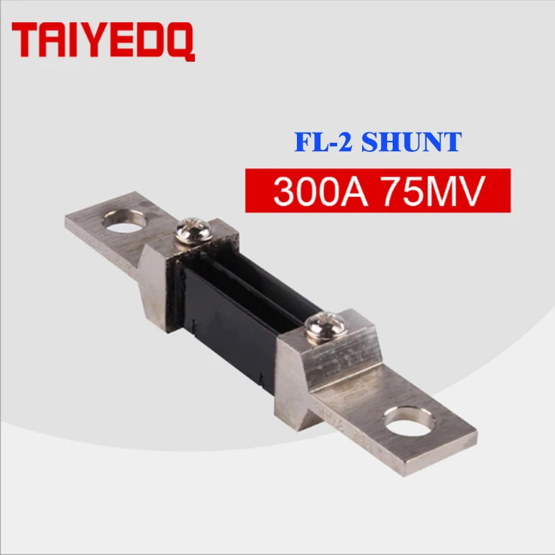 

Shunt DC 300A 75mV FL-2 Ammeter Current SHUNTresistor for digital amp ampere panel meter External shunt