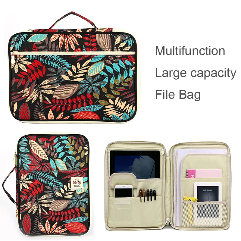 ETHALA Portfolio Bag Waterproof Case For ipad Soft Nylon Cover Causal