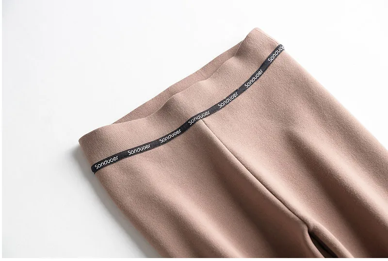 SCOORBEE однотонные женские бархатные хлопковые леггинсы новые Модные осенние и зимние брюки теплые штаны утепленные кашемировые женские брюки
